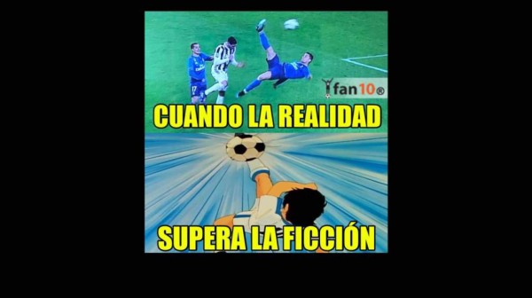 Los divertidos memes que dejó el golazo de chilena de Cristiano Ronaldo