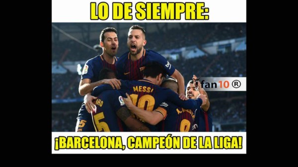 ¡Imperdibles! Los otros memes que no has visto del Barcelona campeón de Liga