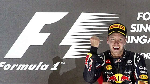 Vettel gana el Gran Premio de Fórmula Uno en Singapur