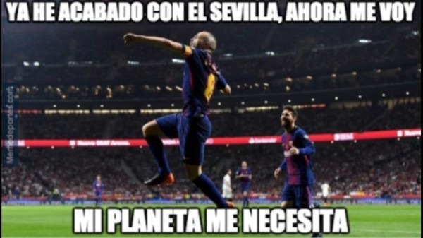 Los mejores memes de Iniesta y su adiós del Barça donde hacen pedazos a Messi
