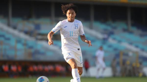 Luis Gabriel Suazo, hijo de David Suazo y anotador en el primer amistoso.