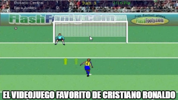 Le llueven burlas a Cristiano Ronaldo por fallar chilenas y marcar de penal