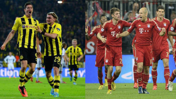Borussia y Bayern ensayan la final de Champions
