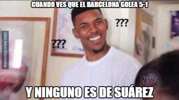 Luis Súarez, protagonista en los memes del Barcelona-Rayo Vallecano