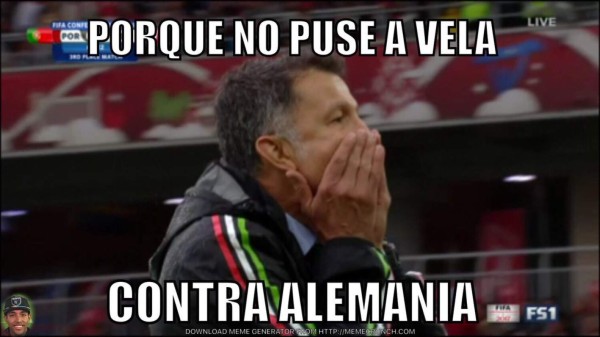 México pierde con Portugal y los memes acribillan a Juan Carlos Osorio