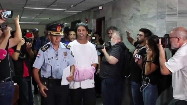 Caso Ronaldinho: Primera imagen en el 'Cuadrilátero', una prisión para policías y políticos corruptos&nbsp;&nbsp;
