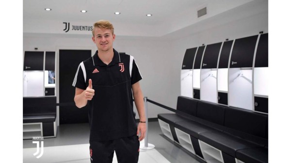 ¿Cómo fue recibido? Así fue el primer día de De Ligt con la Juventus y sus nuevos compañeros