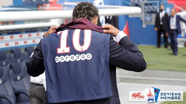 FOTOS: La espectacular presentación del brasileño Neymar en el PSG