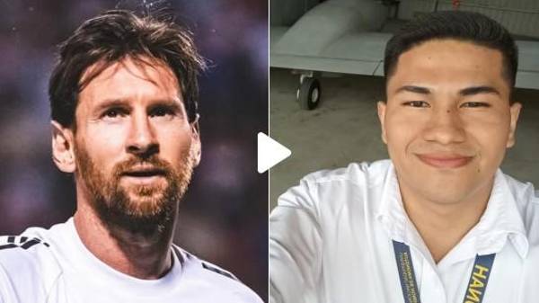 Fernando, el joven que conoció al considerado por muchos el mejor jugador de la historia, Lionel Messi.