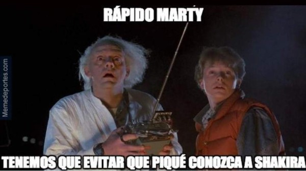 Los mejores memes que dejó la Champions y Back to the Future