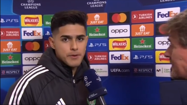 Luis Palma habló con Movistar+ en zona mixta de la Champions.