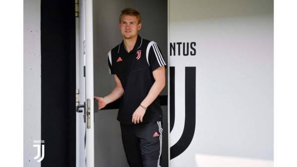 ¿Cómo fue recibido? Así fue el primer día de De Ligt con la Juventus y sus nuevos compañeros
