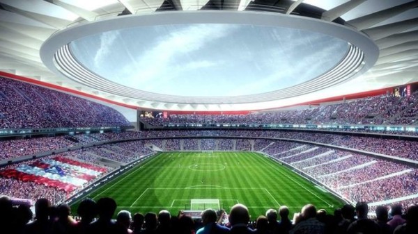 Así será el espectacular nuevo estadio del Atlético de Madrid en 2017