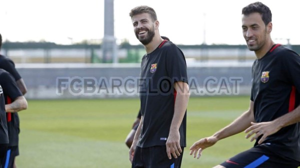 FOTOS: Choco Lozano entrenando al lado de Iniesta, Messi, Piqué y Suárez