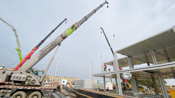Así marcha la construcción del hospital exprés en Wuhan para frenar el coronavirus
