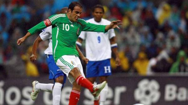 Cuauhtemoc Blanco definió el último triunfo del Vasco Aguirre sobre Honduras.