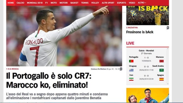 'San Cristiano Ronaldo', otra vez CR7 se lleva elogios de la prensa mundial