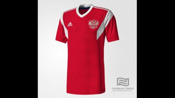 Las camisetas que se han filtrado de selecciones rumbo a Rusia 2018