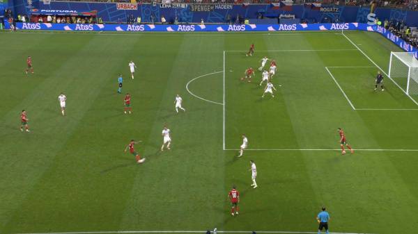 Infartante triunfo de la Portugal de Cristiano Ronaldo en la Eurocopa; Francisco Conceição marcó en el final