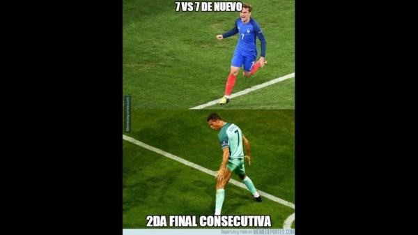 Los mejores memes que calientan la final de la Eurocopa entre Francia y Portugal