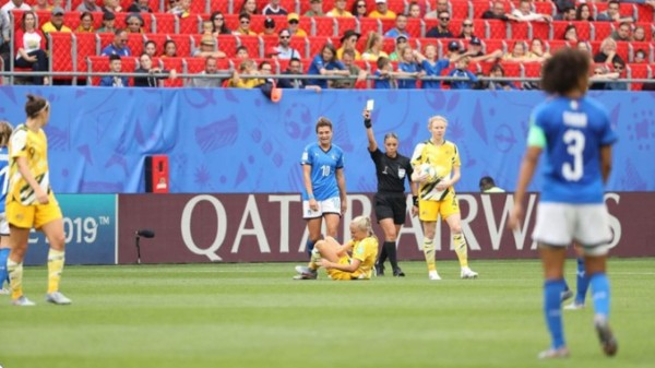 EN FOTOS: Así fue el debut de Melissa Pastrana en el Mundial femenino de Francia