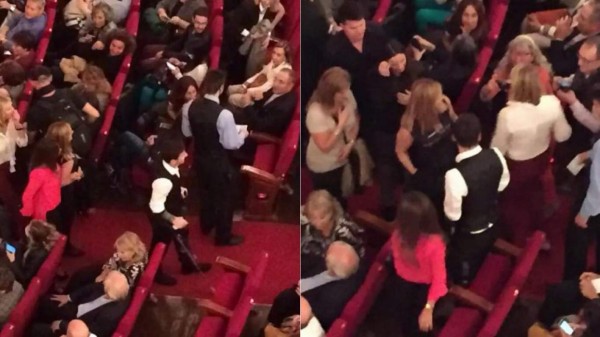 FOTOS: Messi paralizó una obra teatro en pleno desarrollo con su presencia