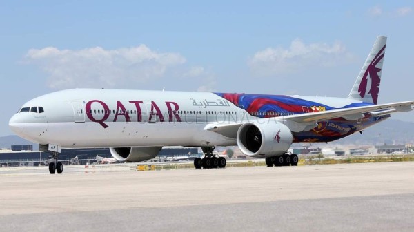 El lujoso e imponente avión del Barcelona