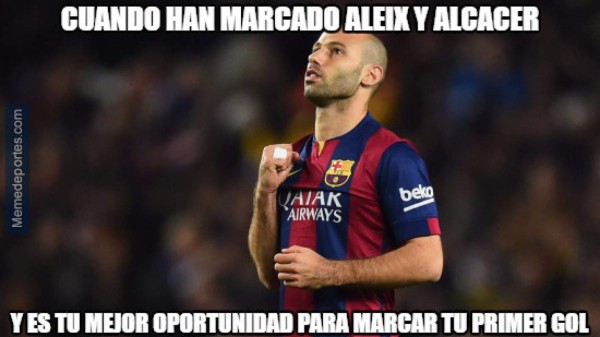 ¡Paco Alcácer, protagonista de crueles memes por su gol!