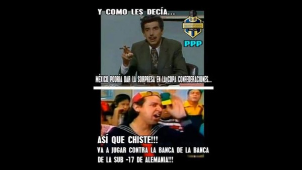 Los terribles memes de la paliza de Alemania a México en la Copa Confederaciones