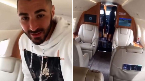 Los lujosos aviones de los deportistas por el mundo