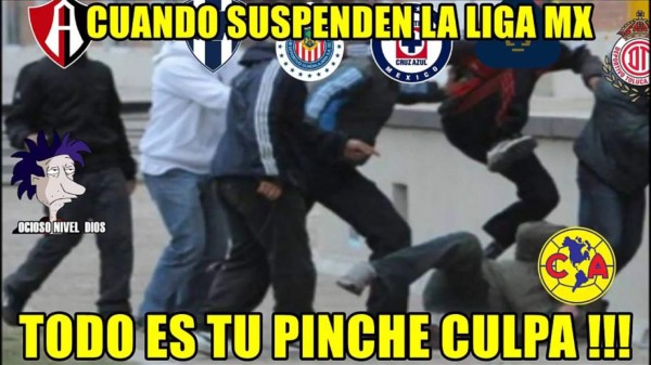 ¡No los perdonaron! Suspensión de Liga MX deja divertidos memes