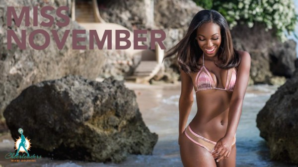 Cheerleaders de los Miami Dolphins presentan su calendario