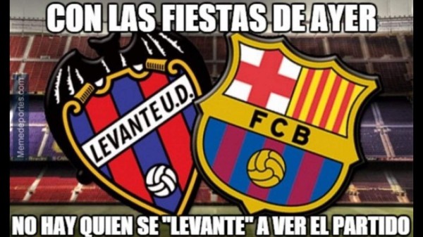 Los mejores Memes de la victoria del Barcelona ante Levante