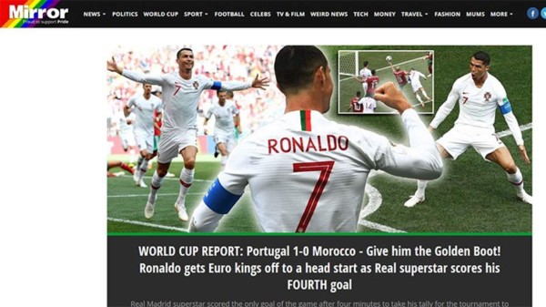 'San Cristiano Ronaldo', otra vez CR7 se lleva elogios de la prensa mundial