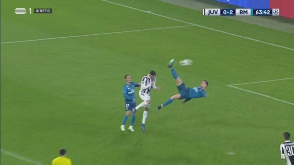 ¡Espectacular! El golazo de chilena de Cristiano Ronaldo desde todos los ángulos