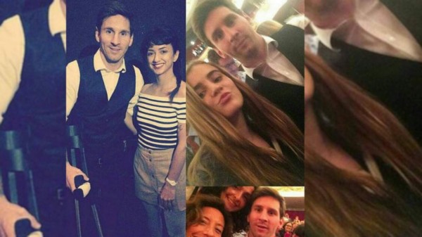 FOTOS: Messi paralizó una obra teatro en pleno desarrollo con su presencia