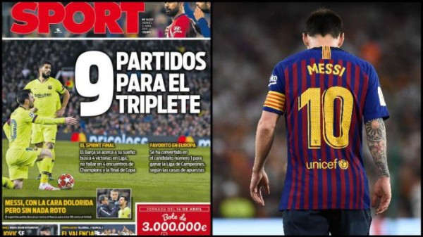 La prensa mundial resalta en sus portadas el nuevo fracaso del Barcelona