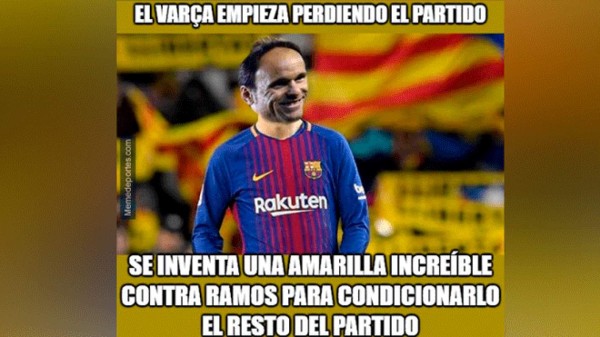 Los despiadados memes que dejó el empate entre Barcelona y Real Madrid