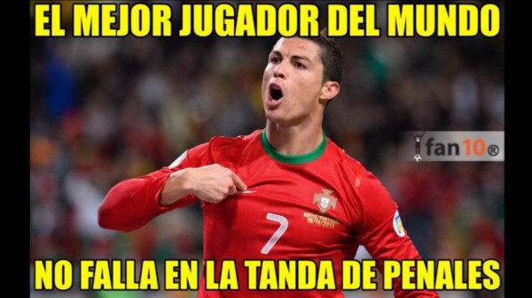 ¡No perdonan! Cristiano anota de penal y los memes se vuelcan contra él