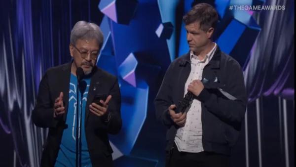 Por presión externa, Eiji Aonuma dio un discurso acelerado, leído y caótico, en nombre del equipo de The Legend of Zelda: Tears of the Kingdom, tras ganar el premio a Mejor Juego de Acción-Aventura.