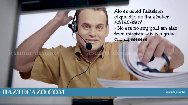 Memes y fotomontajes del Aztecazo a México