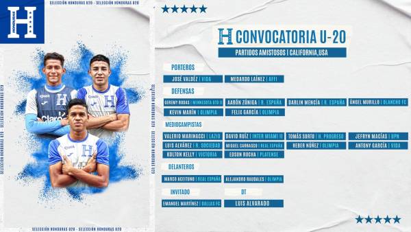 Selección Sub-20 de Honduras se instala en California y recibe visita especial previo a su primer amistoso en Estados Unidos