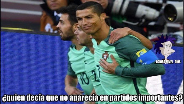 Los memes van directo a Cristiano Ronaldo tras su cuarto gol en Rusia-2018