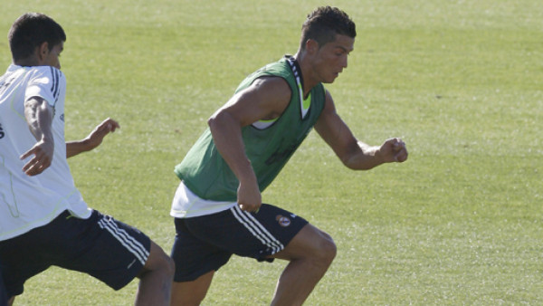 CR9 se unió a los trabajos del Madrid