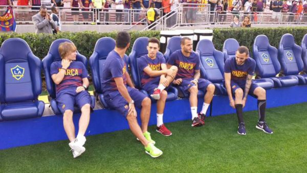 Llenazo en el Rose Bowl para ver al Barcelona ante Galaxy