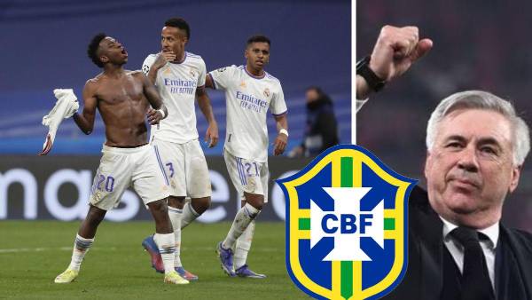 Jugador del Real Madrid adelanta el futuro de Ancelotti: “Está feliz y emocionado con ser el seleccionador de Brasil”
