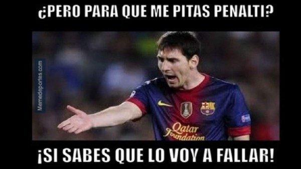 MEMES: El penal que falló Messi no lo perdonan