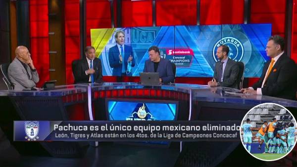 “Pachuca es el único equipo mexicano eliminado” titulaban en el programa.