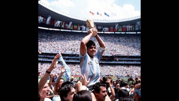 Diego Maradona (QDDG) se coronó campeón del mundo en 1986.
