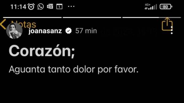 El nuevo y doloroso mensaje que revela cómo está la esposa del brasileño Dani Alves: “Corazón; aguanta tanto dolor por favor”